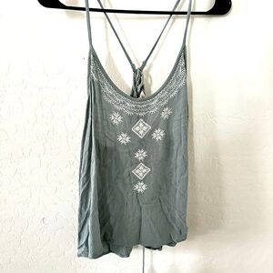 Blue/grey tank top